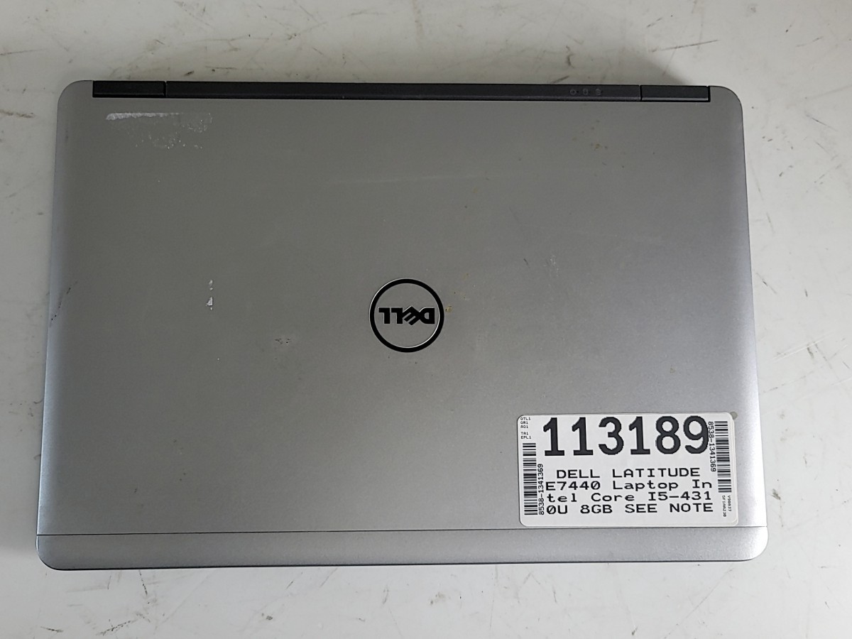 DELL LATITUDE E7440 Laptop Intel Core I5-4310U 8GB SEE NOTES