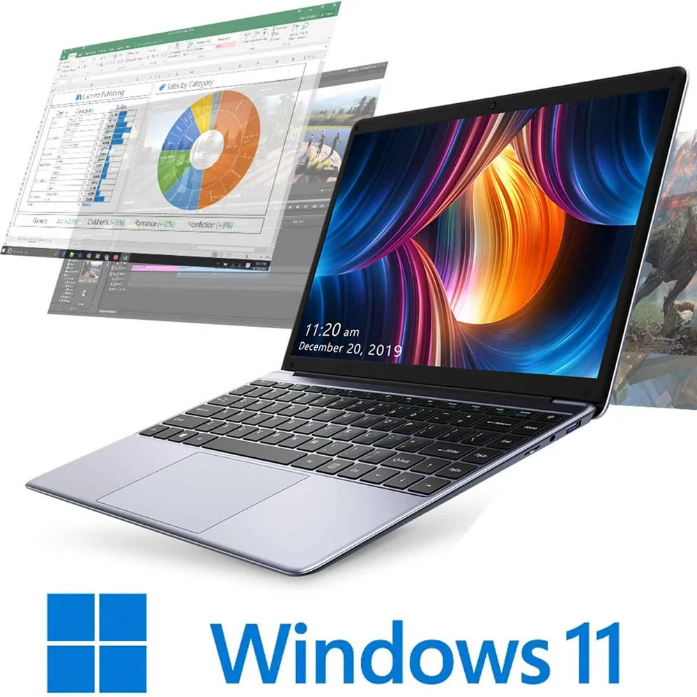 Herobook Pro 14.1″ Laptop,256Gb SSD 8G Ram,Windows 11 Bussiness Notebook Compute