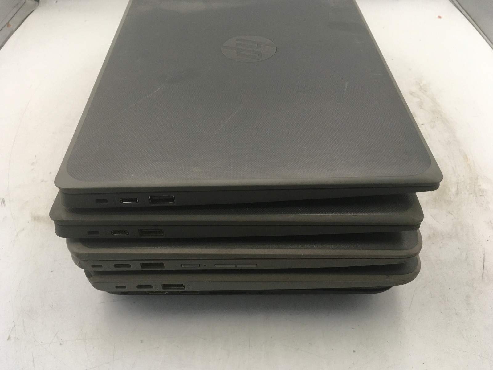 HP CHROMEBOOK 11’s – VARIOUS MODELS -LOT OF 5- FOR PARTS -VARIOUS CONDITIONS- BB