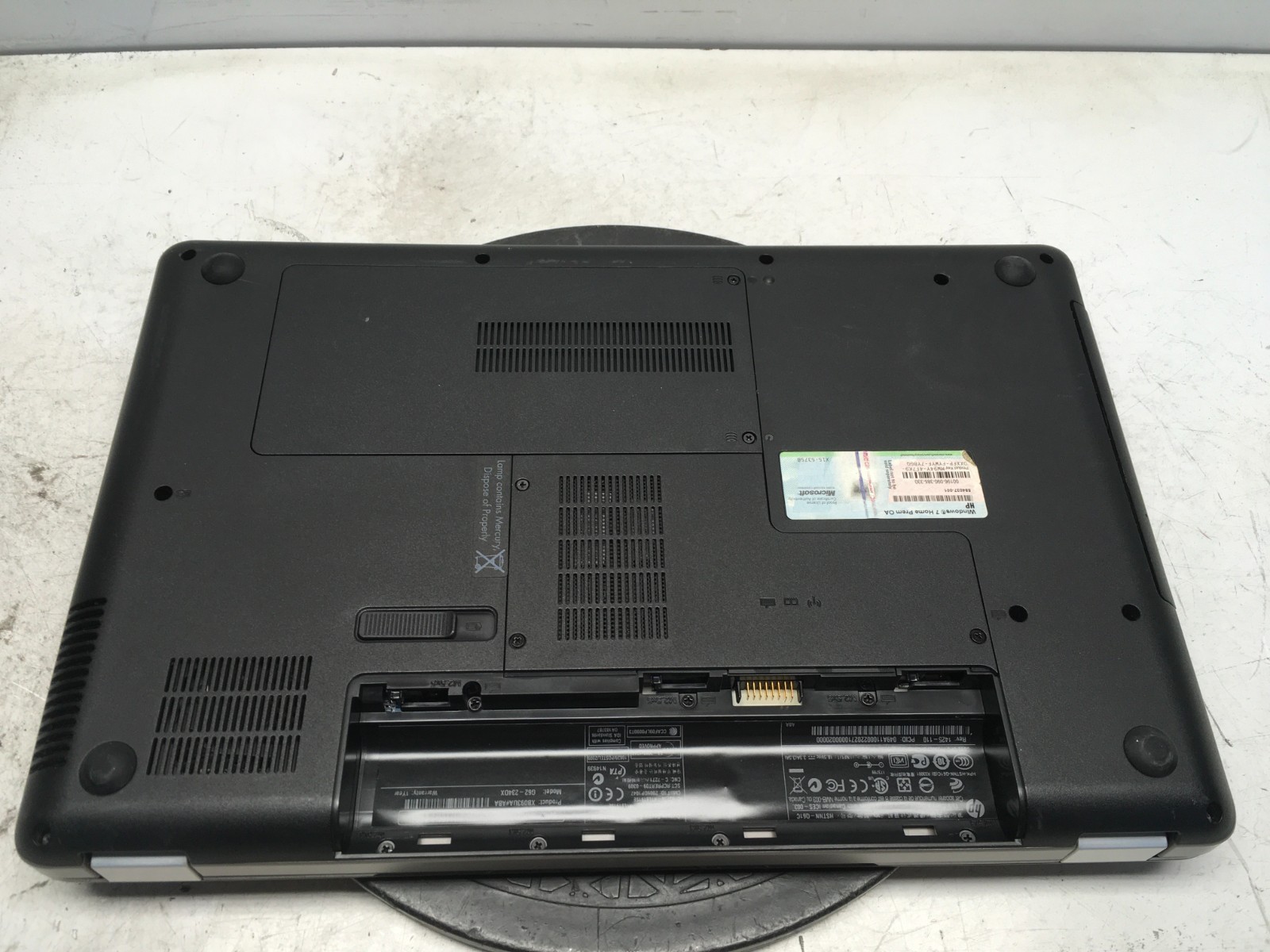 HP G62-234DX Intel i3-M350 2.27GHz 4 GB NO HDD