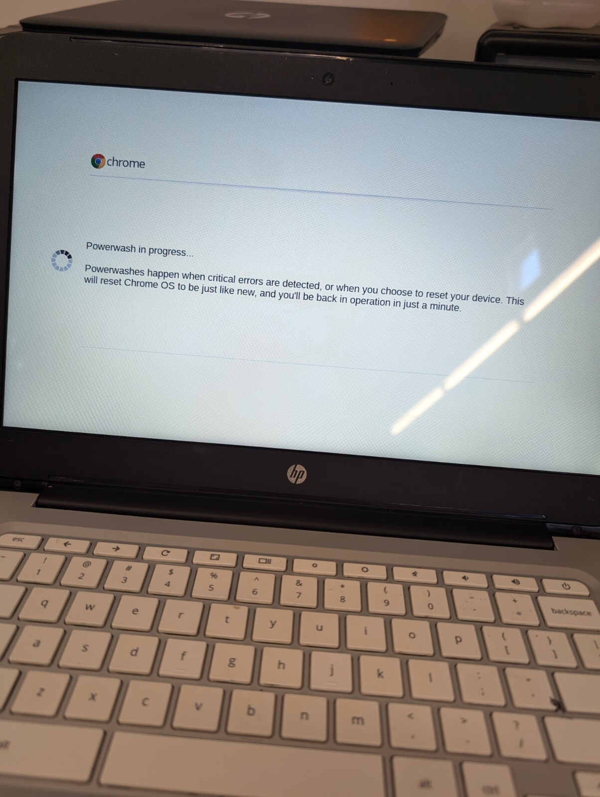 Lot 4 – HP Chromebook 14 G1 (J2L42UA#ABA) Intel Celeron 2955U (1.40GHz) *Read*