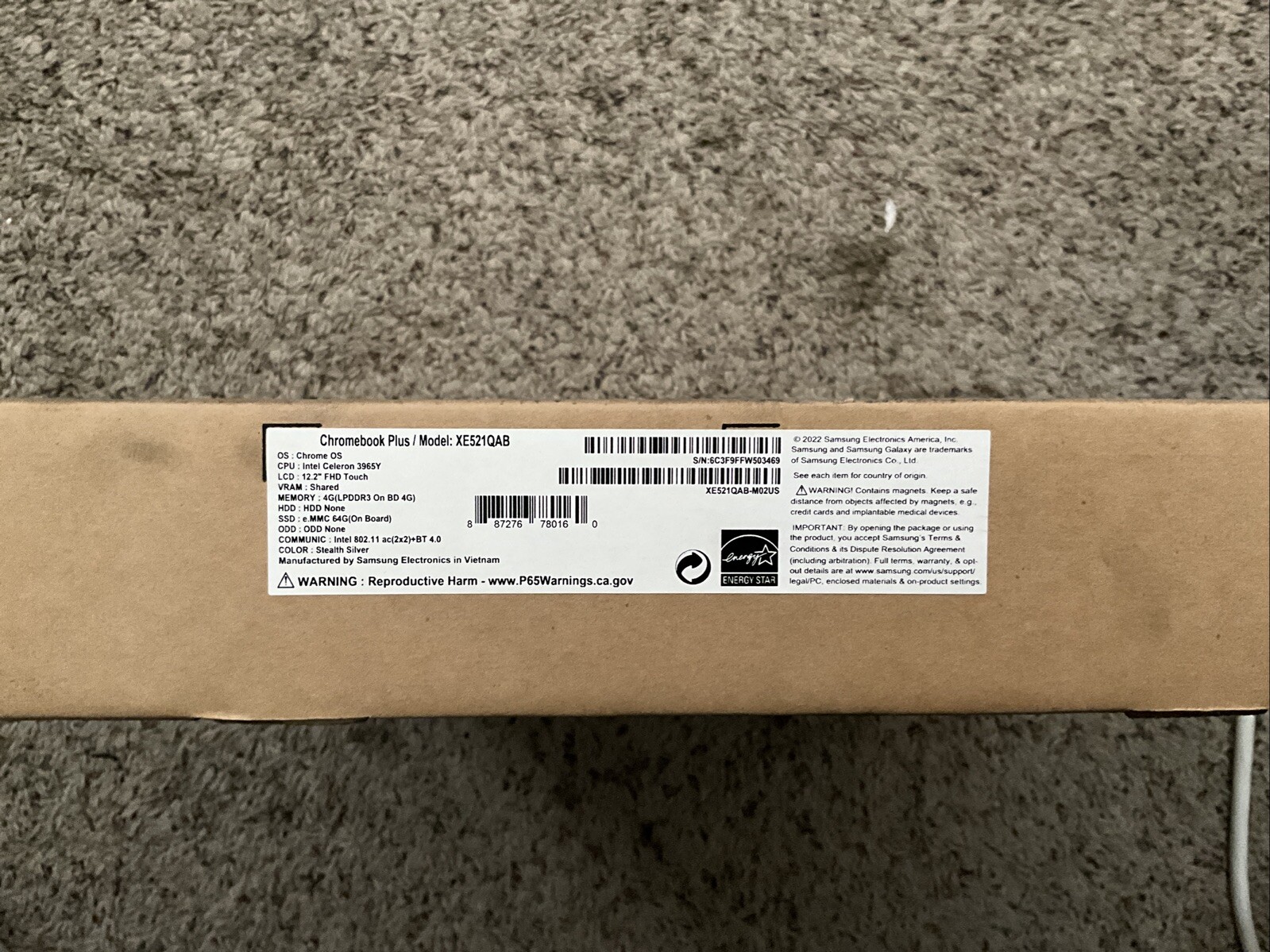 Samsung Chromebook Plus 12.2″ 2-in-1 Touchscreen Notebook XE521QAB