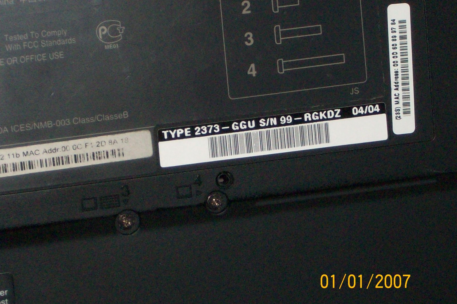 IBM ThinkPad Laptop T41P LAST OFFICIAL IBM MODEL Windows 7 w/USB Wifi and PCMCIA