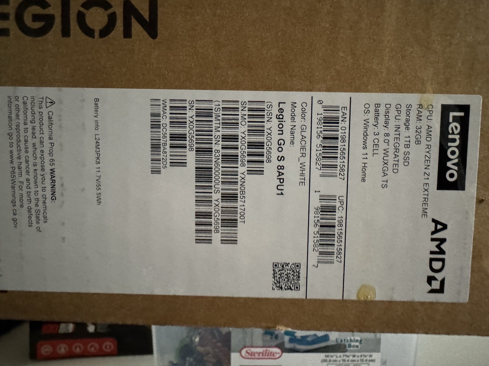 lenovo legion go s 8.8 1tb ssd z1 extreme 32gb