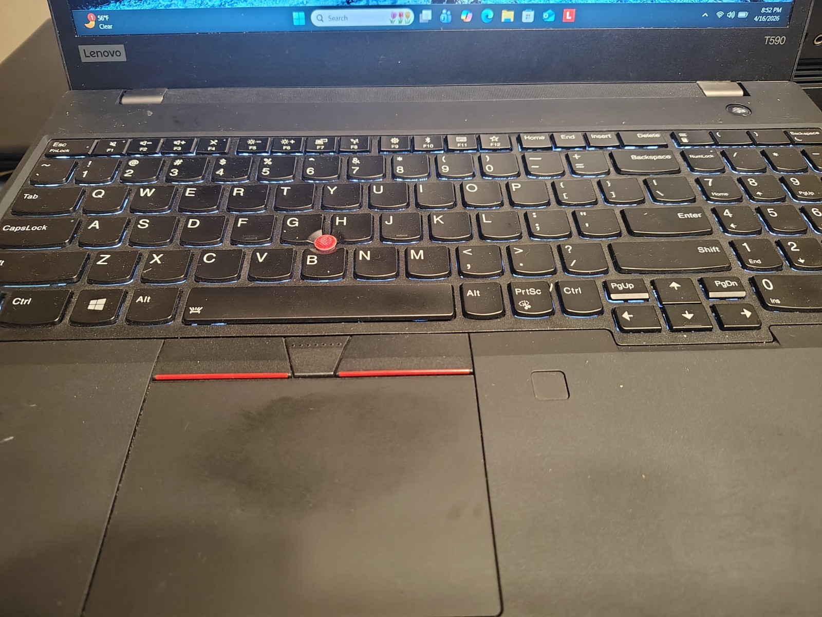 Lenovo T590 i5-8250U @1.60GHz 256GB NVMe SSD 16GB RAM Win 11 Pro New Battery