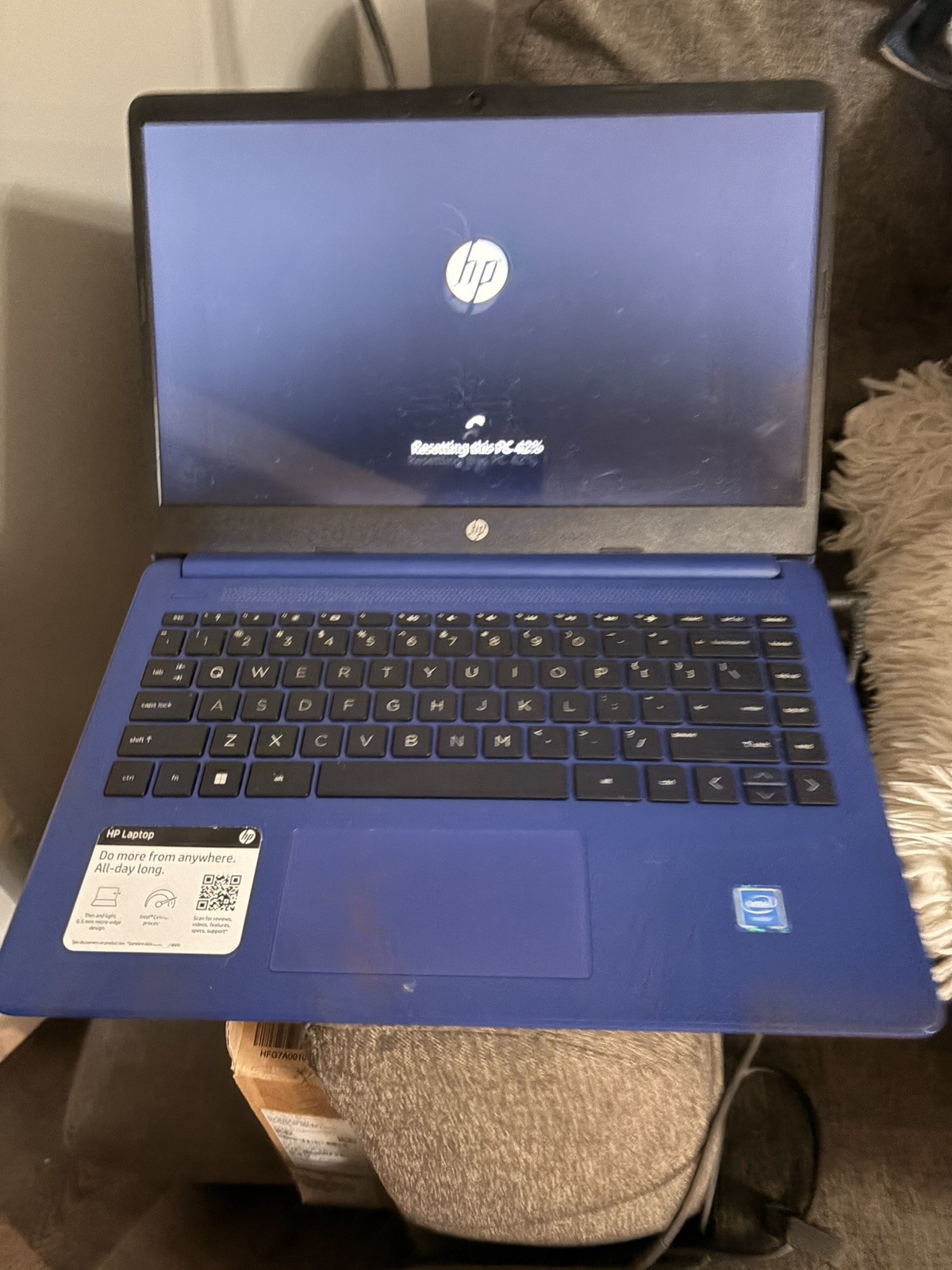 HP Blue Laptop 64 Bit OS WIndows 11