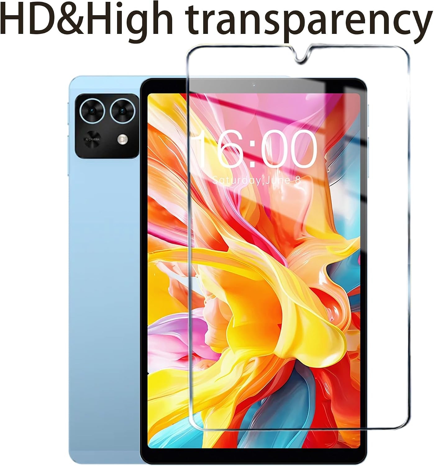 2Pack Tempered Glass Screen Protectors Compatible with ETECLAST T50 Mini, Anti S