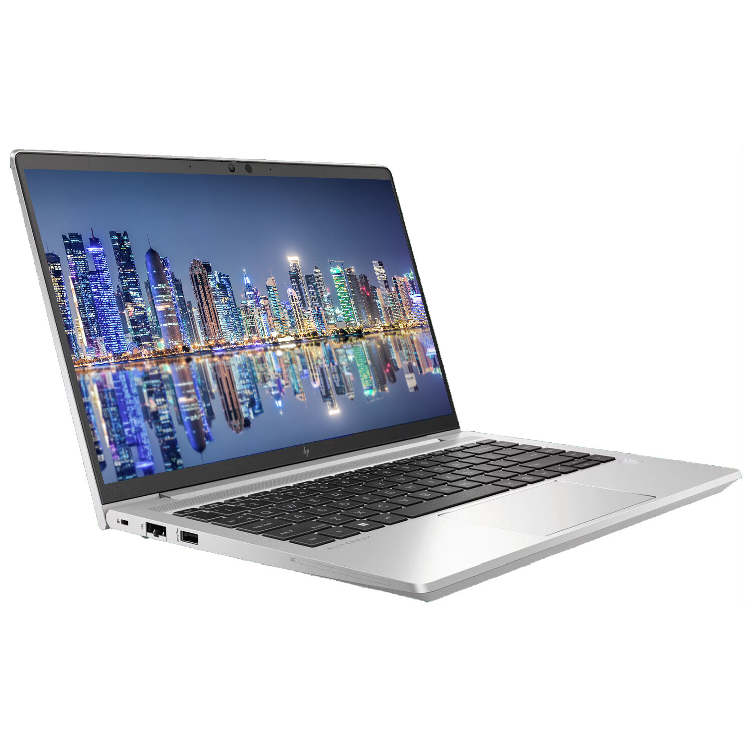 HP EliteBook 645 G10 14″, 32GB RAM Notebook with 2 x EliteDisplay 24″ Monitors