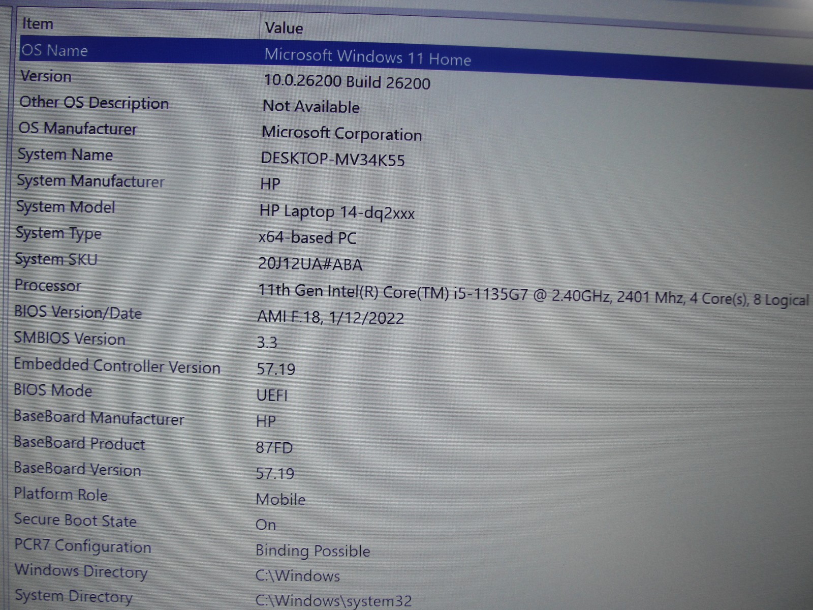 HP 14-DQ2035CL 14”FHD Intel i5-1135G7 2.4GHz 12GB RAM 256GB +Charger