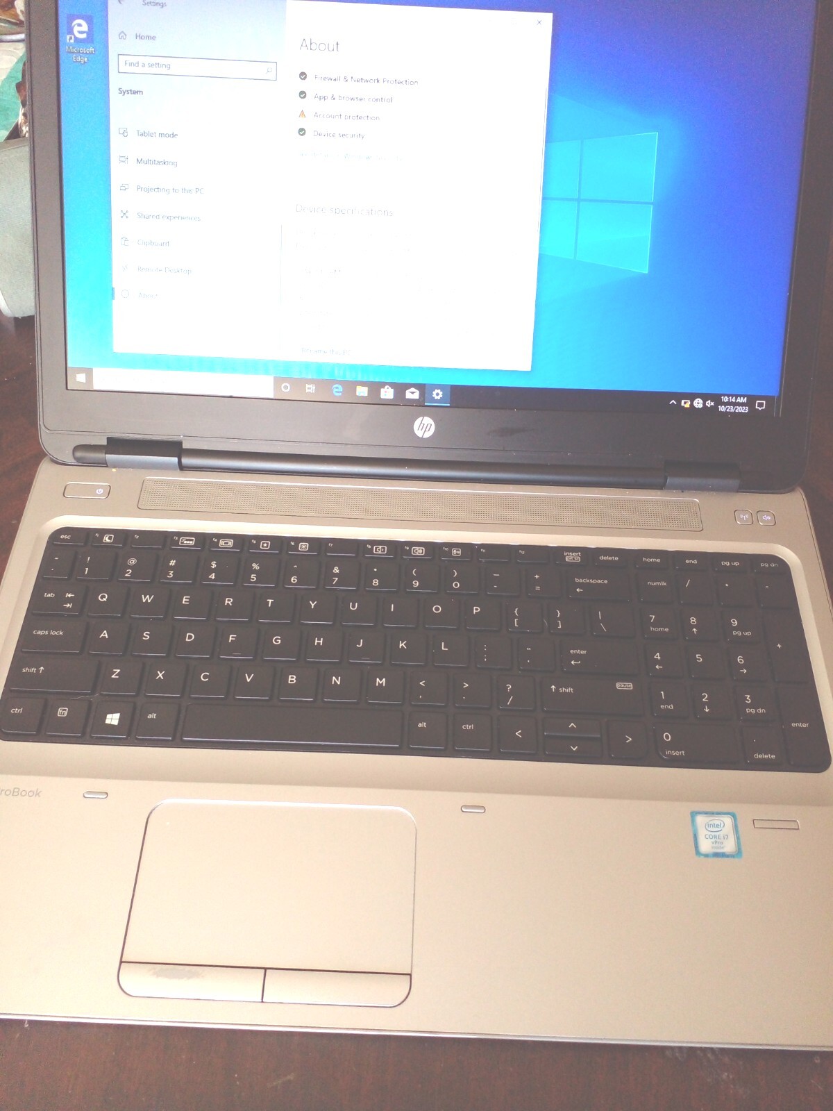 HP ProBook 650 G2 Intel i7-6th Gen @ 2.60 GHz 16 GB RAM 256 GB SSD Win 10 Pro