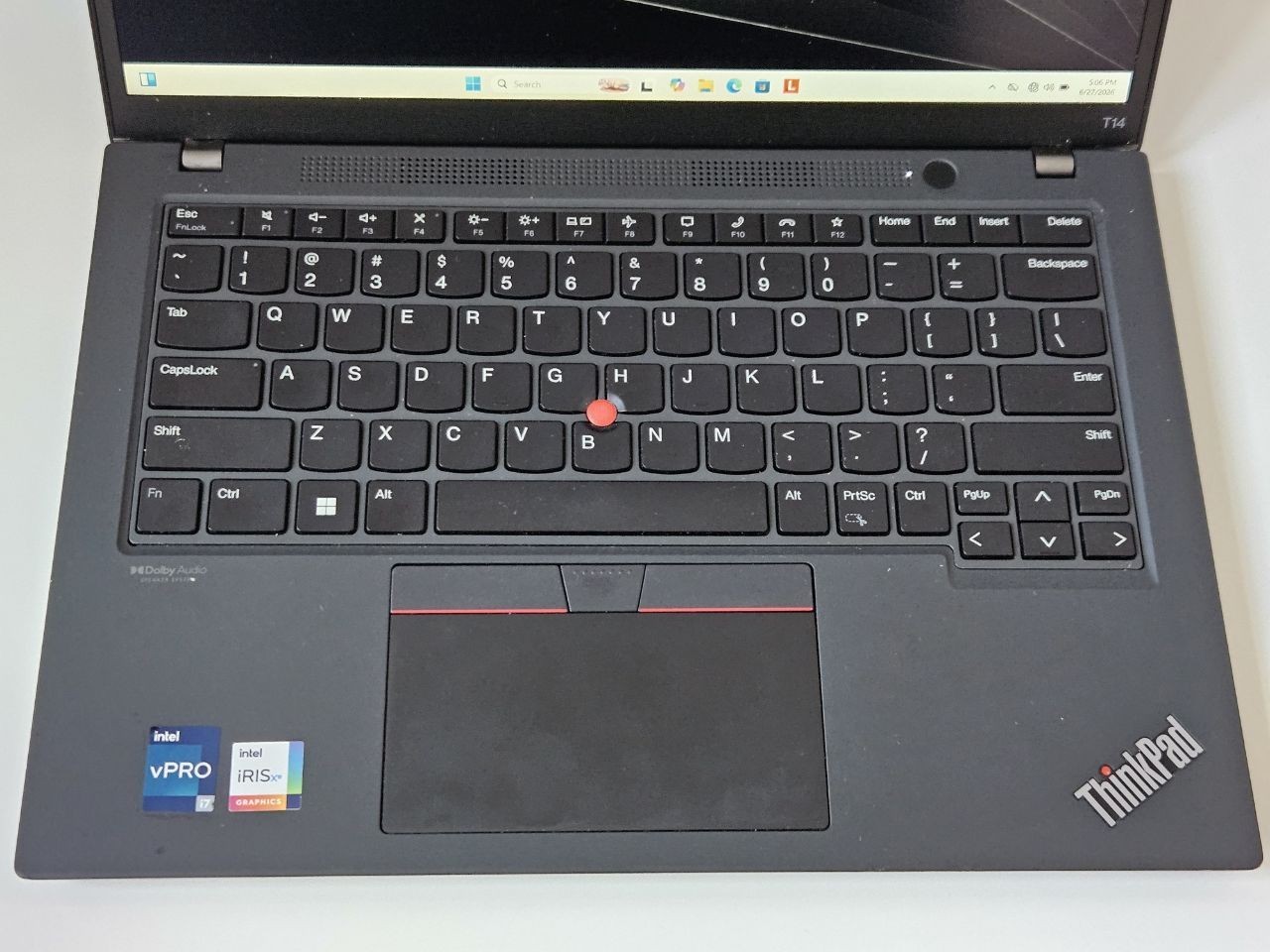 ThinkPad T14 Gen 3 14-inch i7-1265u 16Gb RAM 256Gb NVME Win 11 Pro
