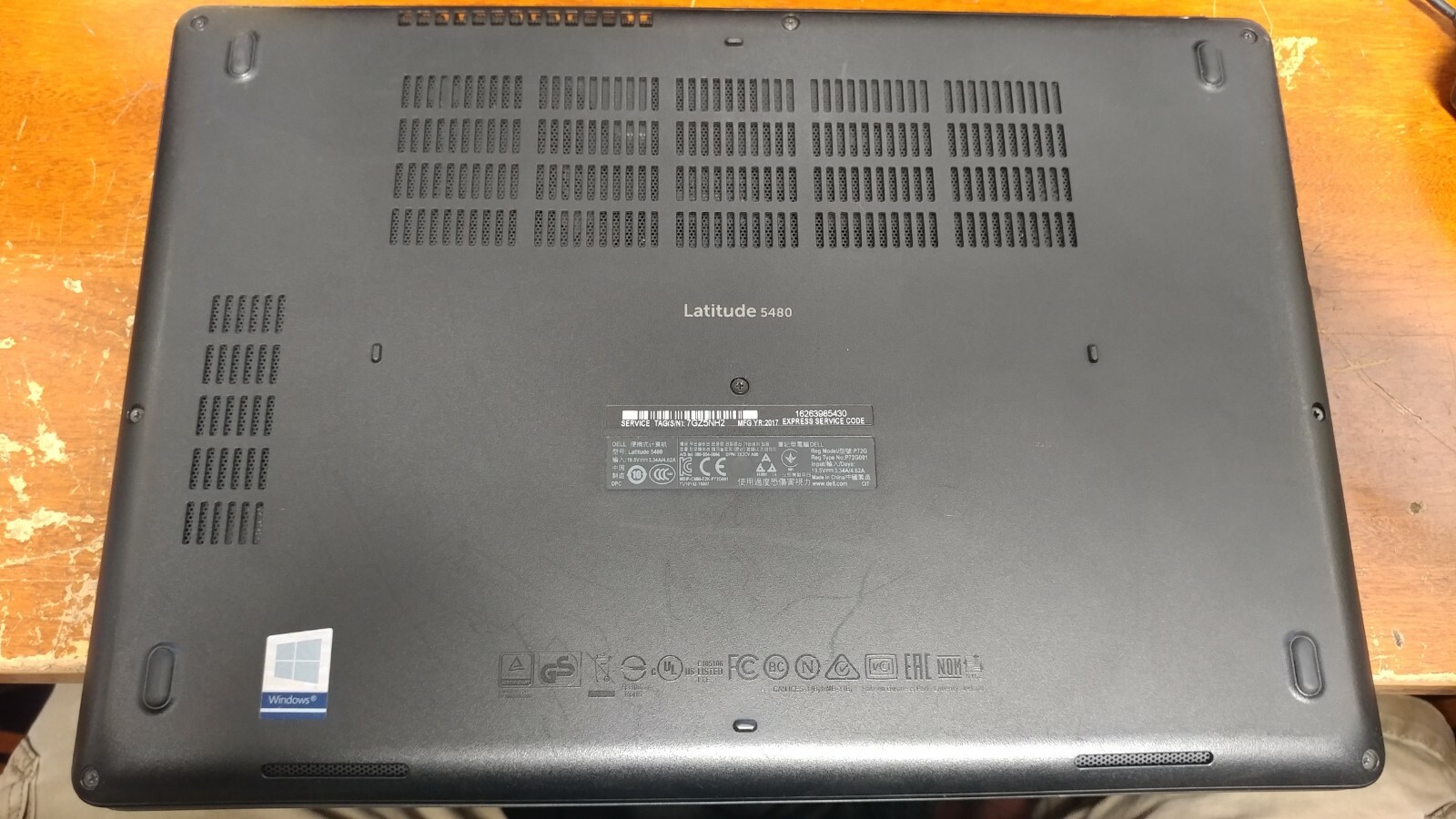 Dell Latitude 5480 Intel Core i5-7440HQ, No DDR4