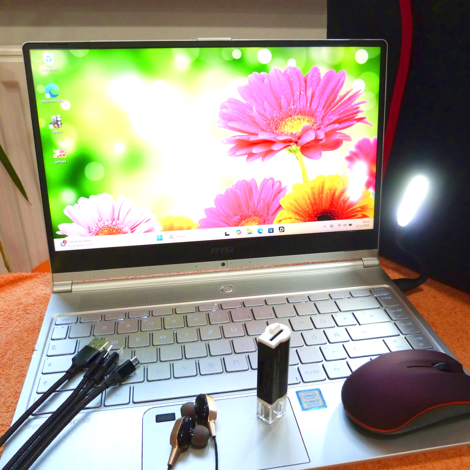 XXL LOT MSI Prestige 14 PS42 FULLHD RGB ULTRABOOK METAL SSD Windows 11 Core i7
