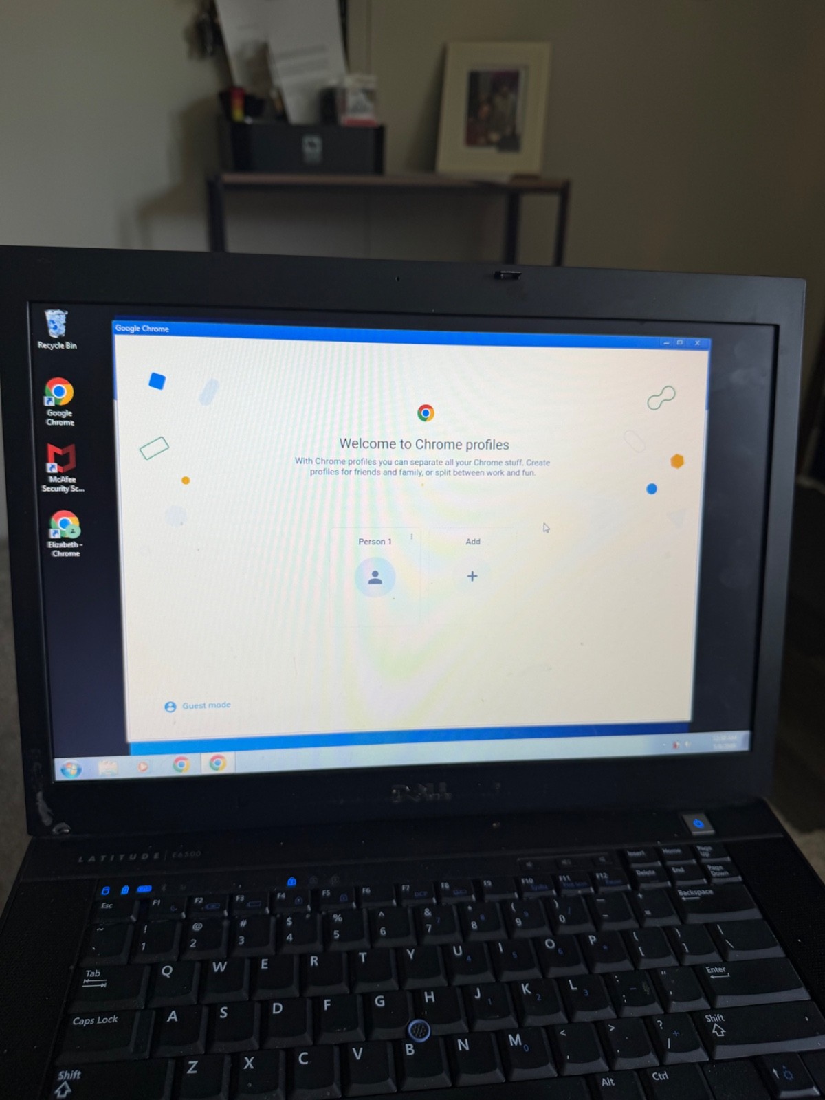 Black Dell Laptop – Latitude E6500 with charger
