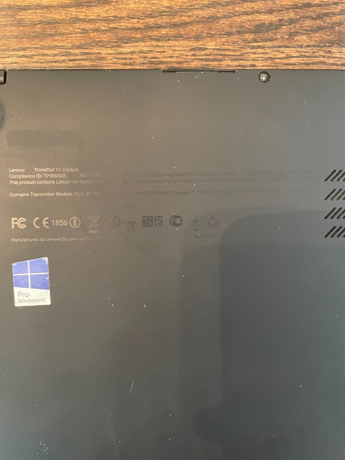 Lenovo ThinkPad X1 Carbon 14-Inch Touchscreen Laptop (Black) 3444CUU