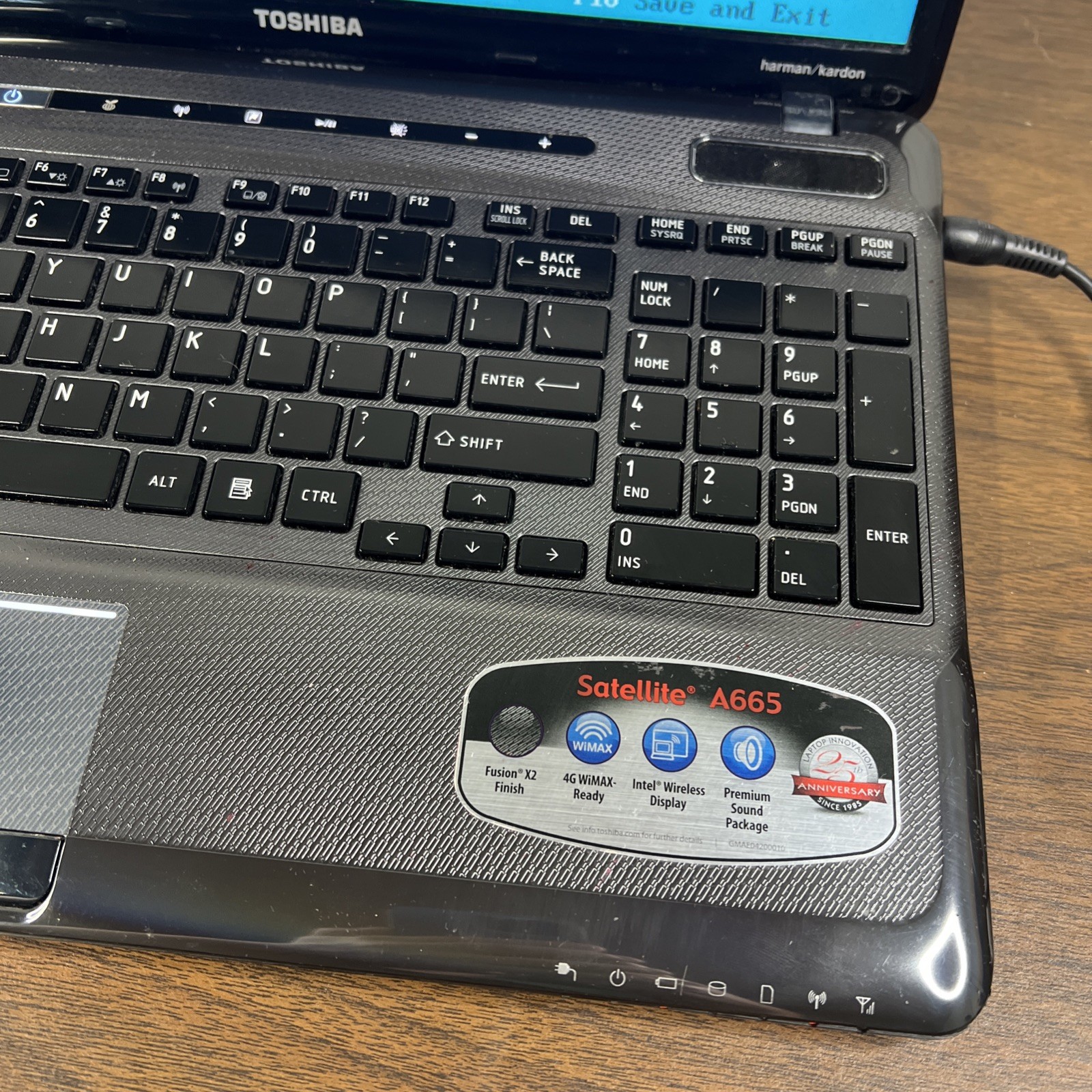 Toshiba Satellite A665 15″ Laptop Intel Core i3 M370 – BOOTS TO BIOS