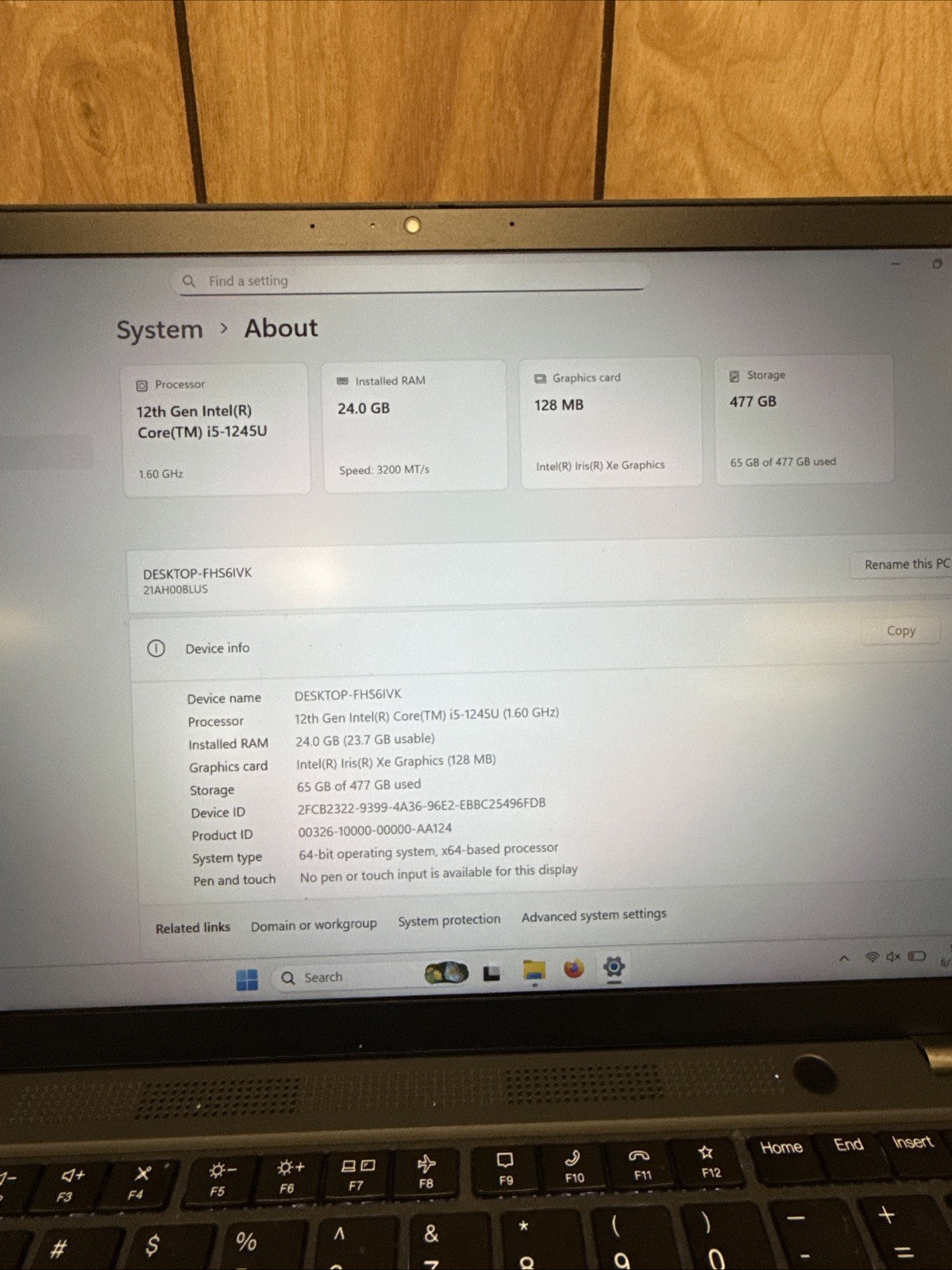 Lenovo – Thinkpad T14 Gen 3 – i5-1245U – 24GB RAM – 512GB SSD
