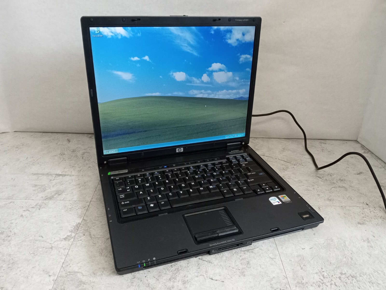 HP Compaq nc6320 15″ Laptop Intel Core Duo 512MB RAM 80GB HDD XP -NO BATTERY -RR
