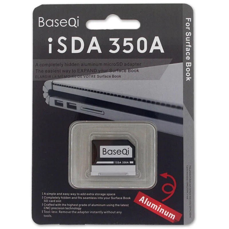 BaseQi For Microsoft Surface Book1/2/3 13.5inch Micro SD Adapter Surface book II