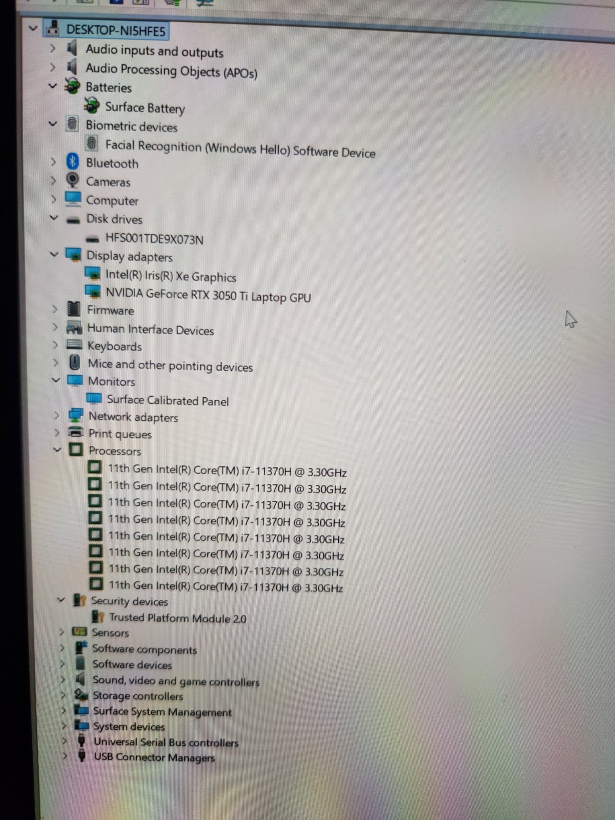 Microsoft Surface Laptop Studio 14.4 2K TOUCH i7-11370H 32GB 1TB RTX 3050 Ti