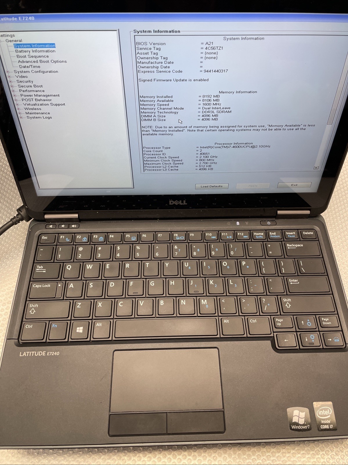 Lot Of 2x Dell Latitude E7240e 7270 12.5″ Core i7-4600U 2.10GHz, 8GB RAM,
