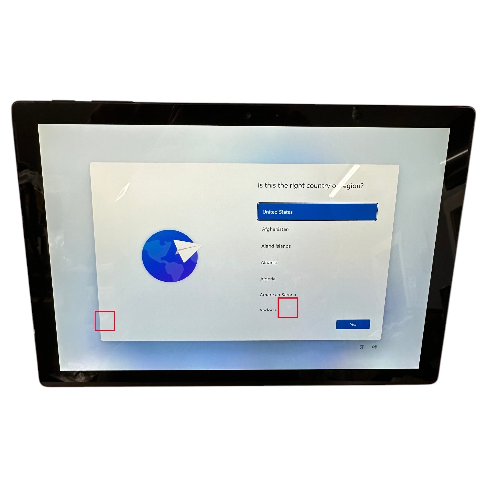 Microsoft Surface Pro 6 256GB i7 8GB M1796 Tablet Black *White Dots On LCD*