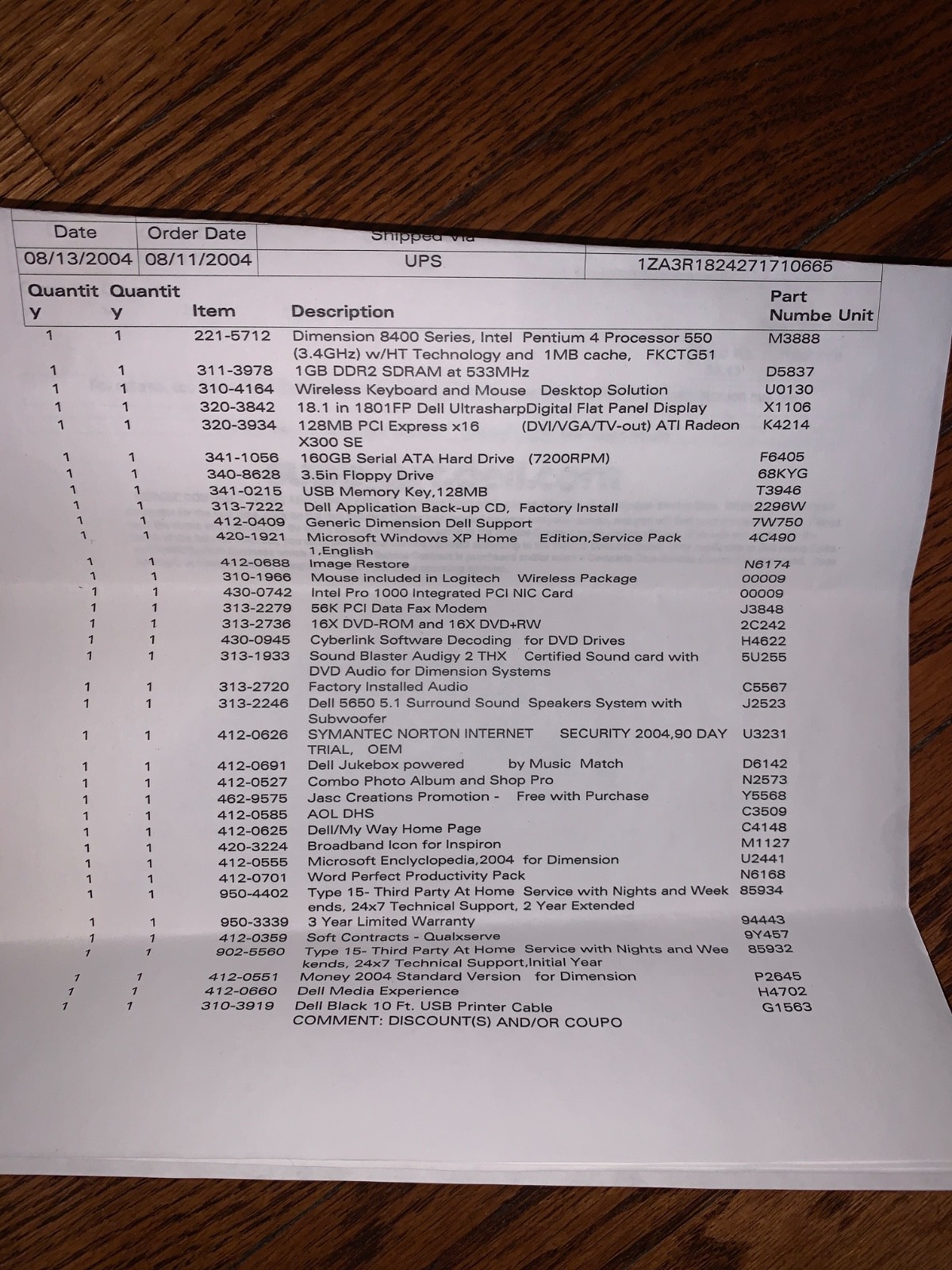 dell dimension 8400 3.4Ghz for parts (READ DESC)