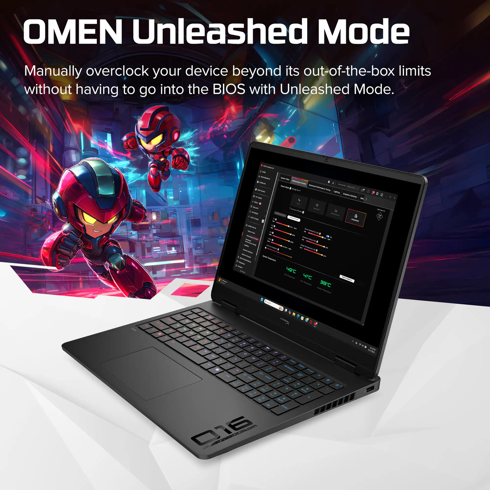 HyperX – OMEN 16″ 165Hz 2.5K OLED Gaming Laptop – AMD Ryzen 9 8940HX (2025) -…