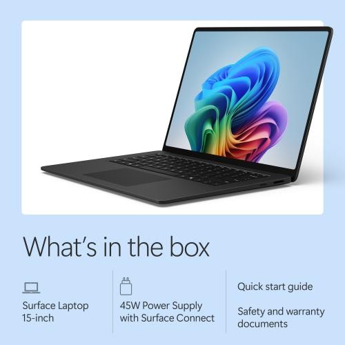 Microsoft Surface Laptop 15 3K Touch Snapdragon X2 Elite 16GBMemory 1TBSSD Black