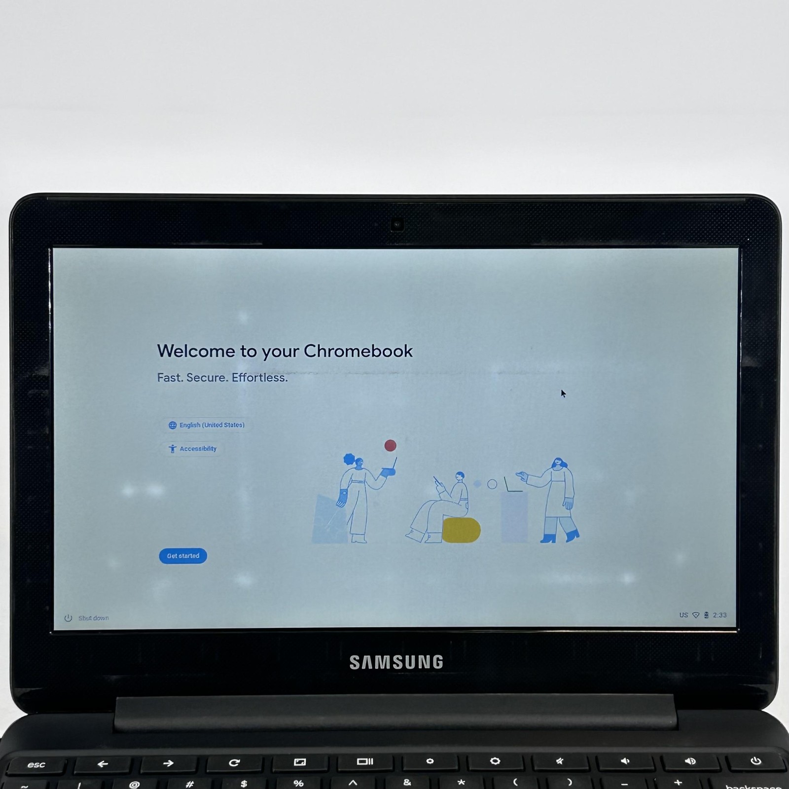 Samsung Chromebook 3 XE500C13 11.6 1.6 GHz Celeron 4GB 16GB eMMC Good