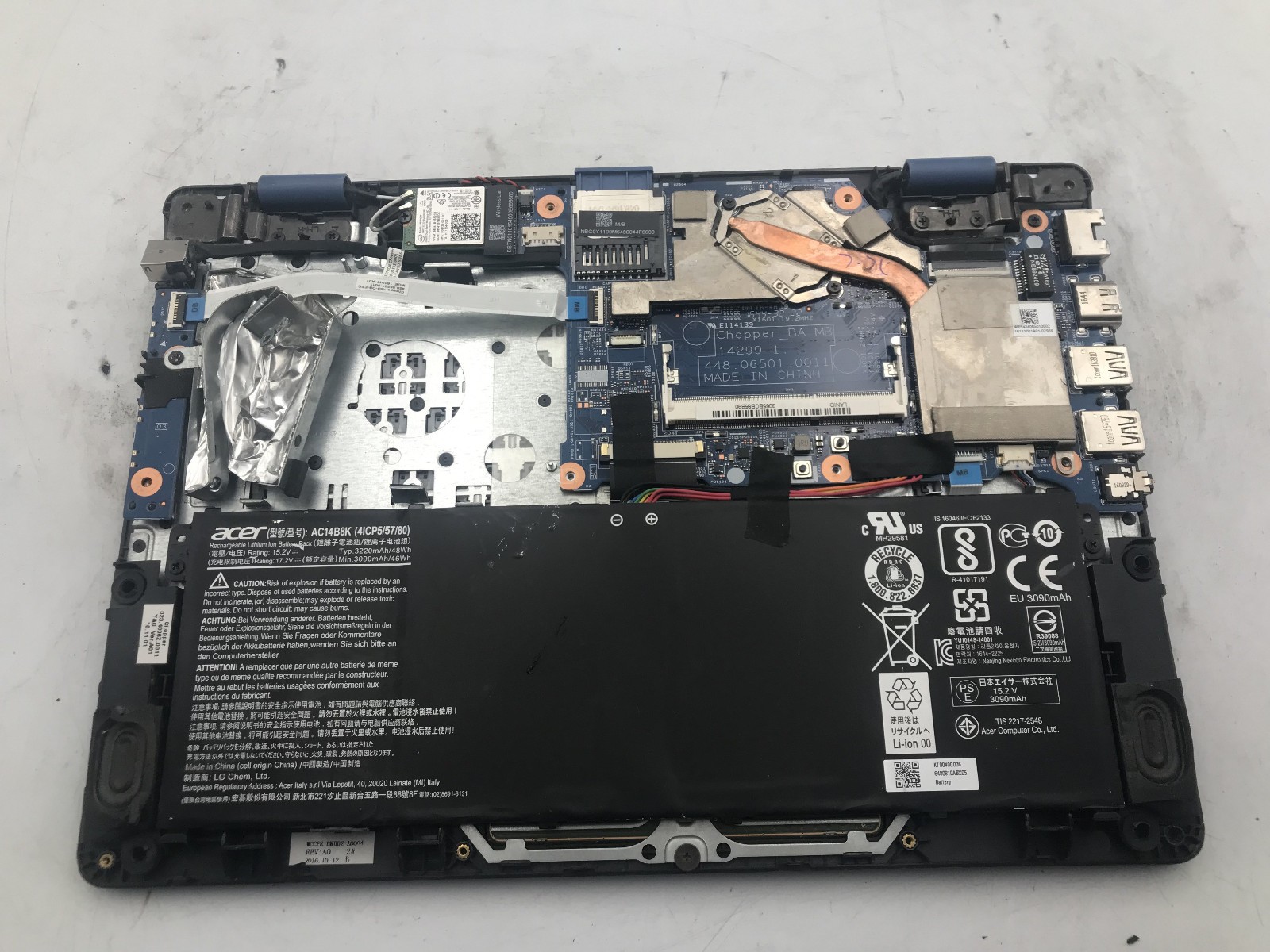 Acer Aspire R3-131T – FOR PARTS/REPAIR – INTEL CELERON N – NO RAM -READ DESC- BB