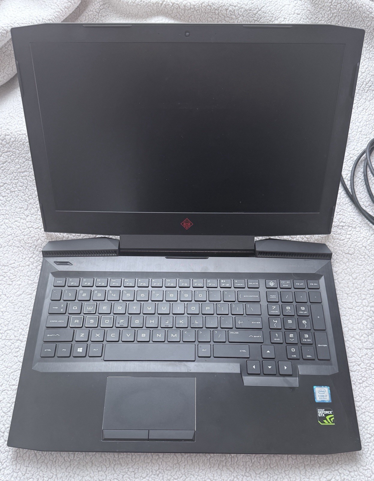 HP Omen 15.6-inch Intel(R) Core(TM) I7-8750H CPU 16GB RAM 256GB SSD GTX 1060