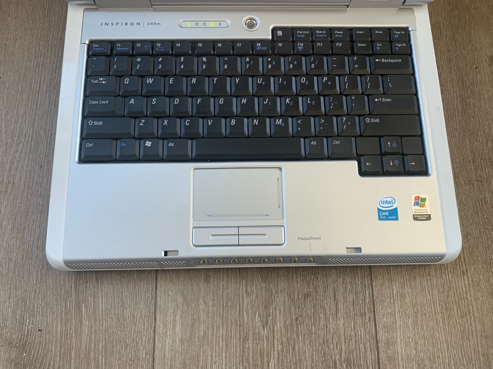 Dell Inspiron 640m 14″ Intel Core Duo T2050 1.6GHz 1GB RAM 120GB HDD Win 7 Pro