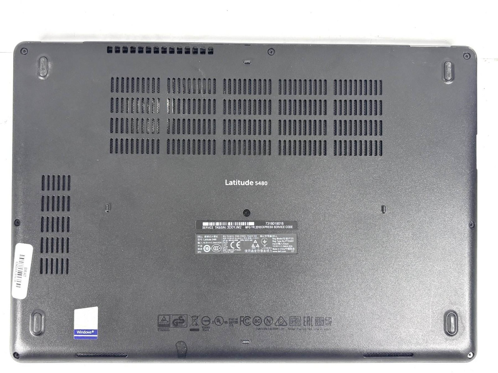 Dell Latitude 5480 – 14″ FHD, 2.6GHz i5, 8GB RAM, 256GB SSD, Windows 11