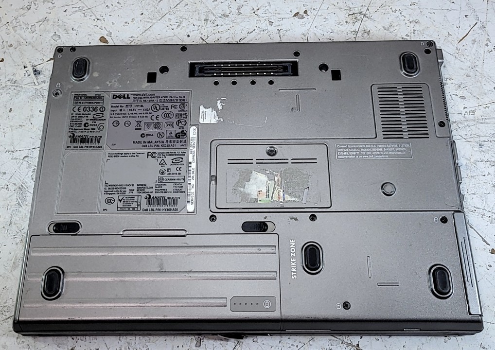DELL LATITUDE D630 Laptop Intel CORE2 DUO T8300 4GB 60GB SEE NOTES