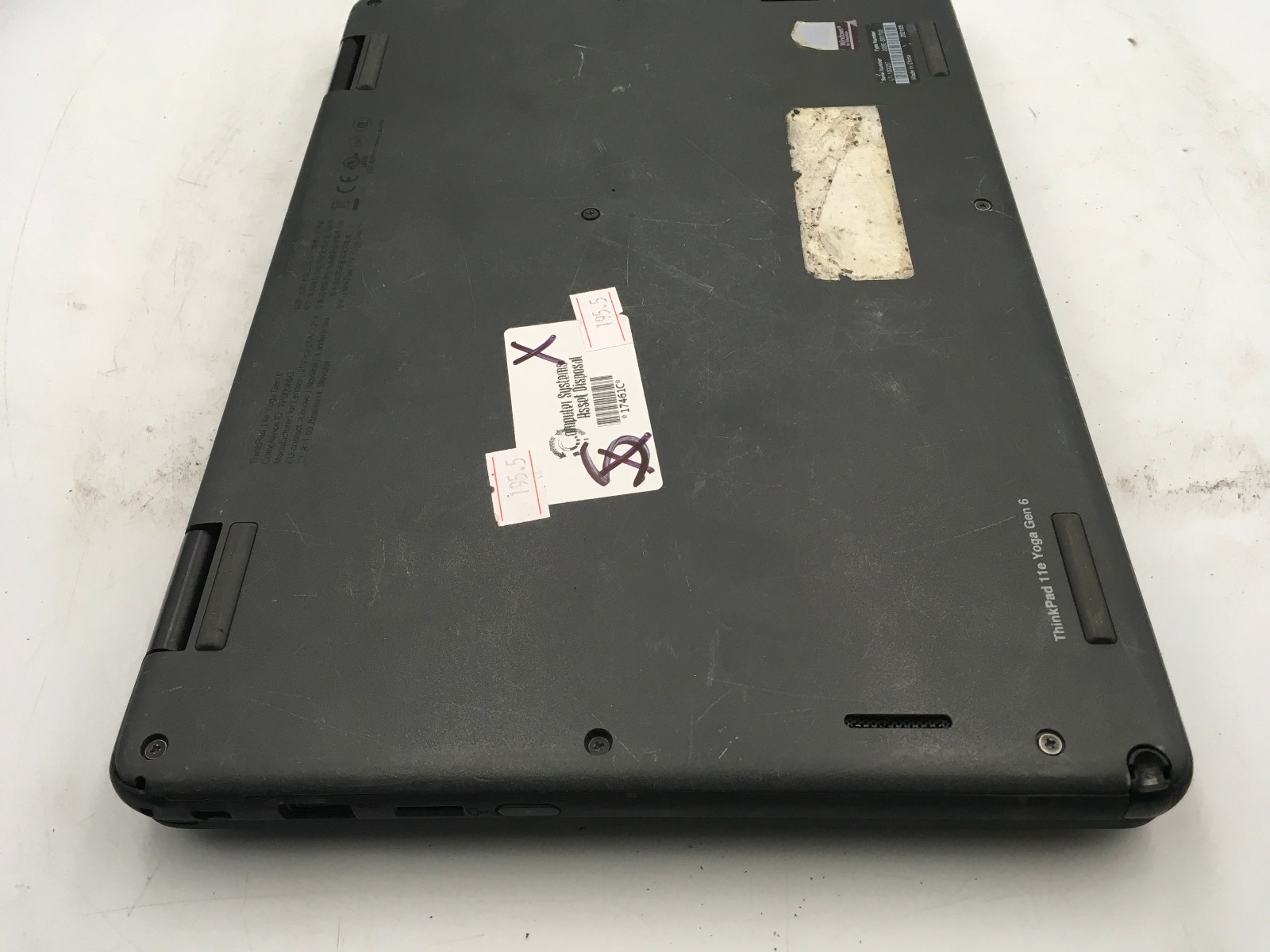 LENOVO THINKPAD 11E YOGA GEN 6 -BOOTS TO BIOS- INTEL i5 8100Y – 8GB RAM -READ-BB