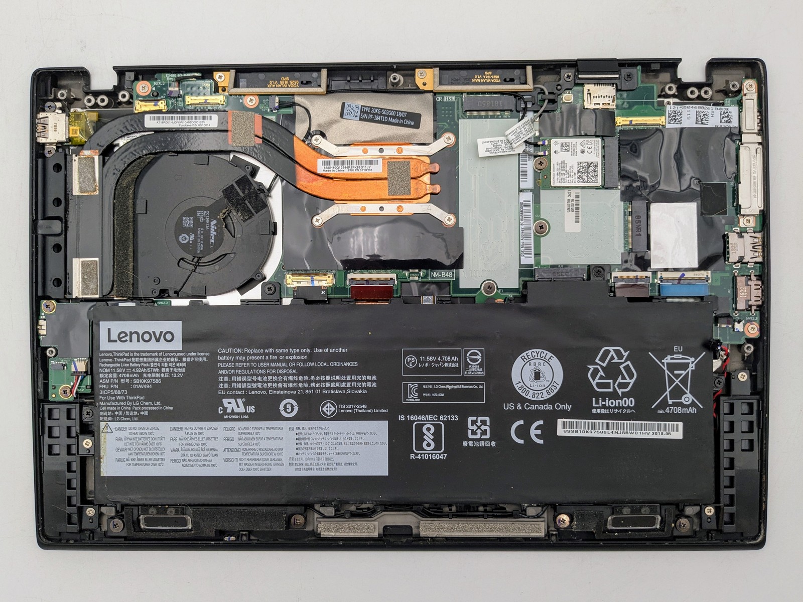 Lenovo ThinkPad X1 Carbon 6th Gen 20KG 14″ FHD I5-8350U 16GB Palmrest *READ*