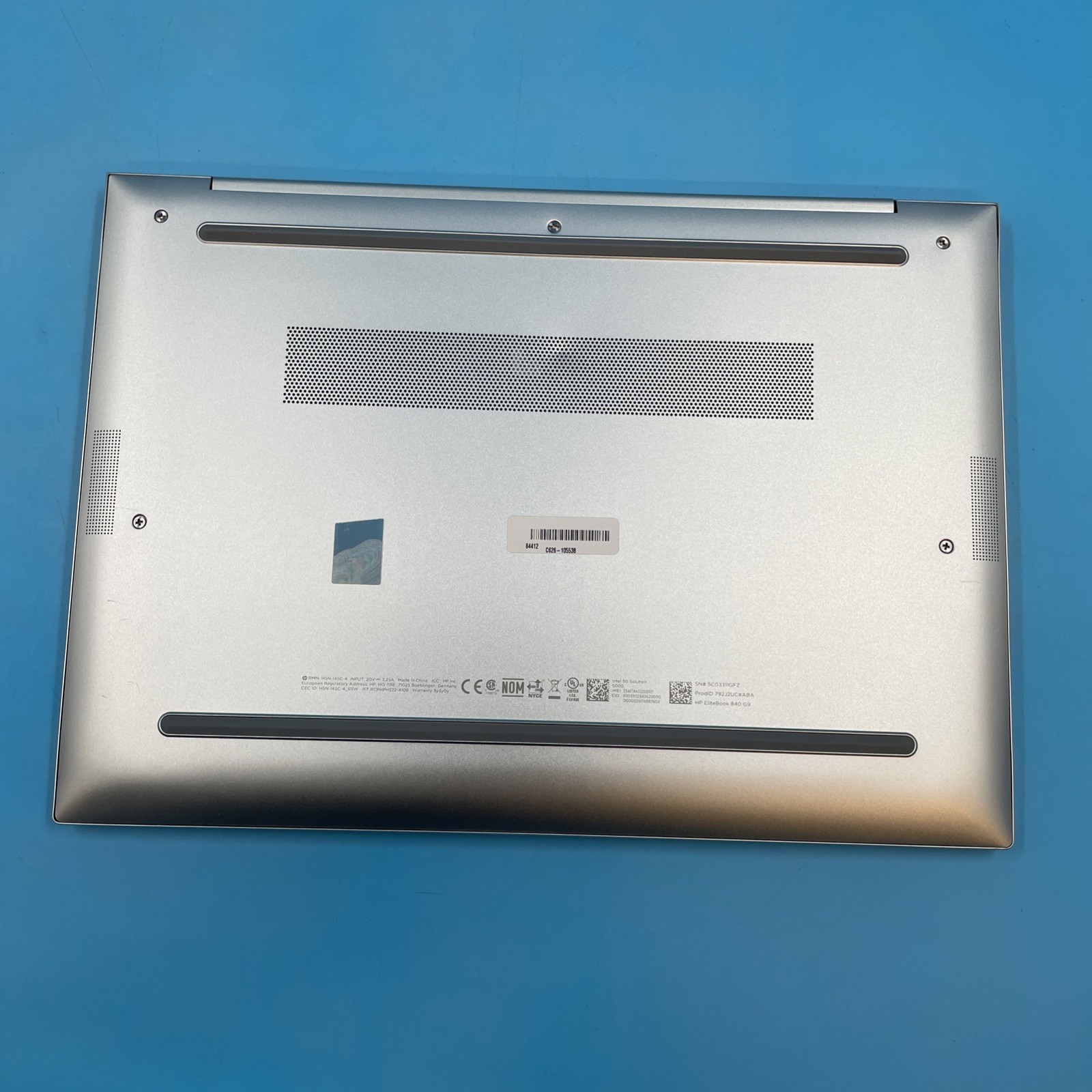 HP EliteBook 840 G9 | i5-1245U | NO RAM | NO DRIVE | NO OS | 80% BATTERY