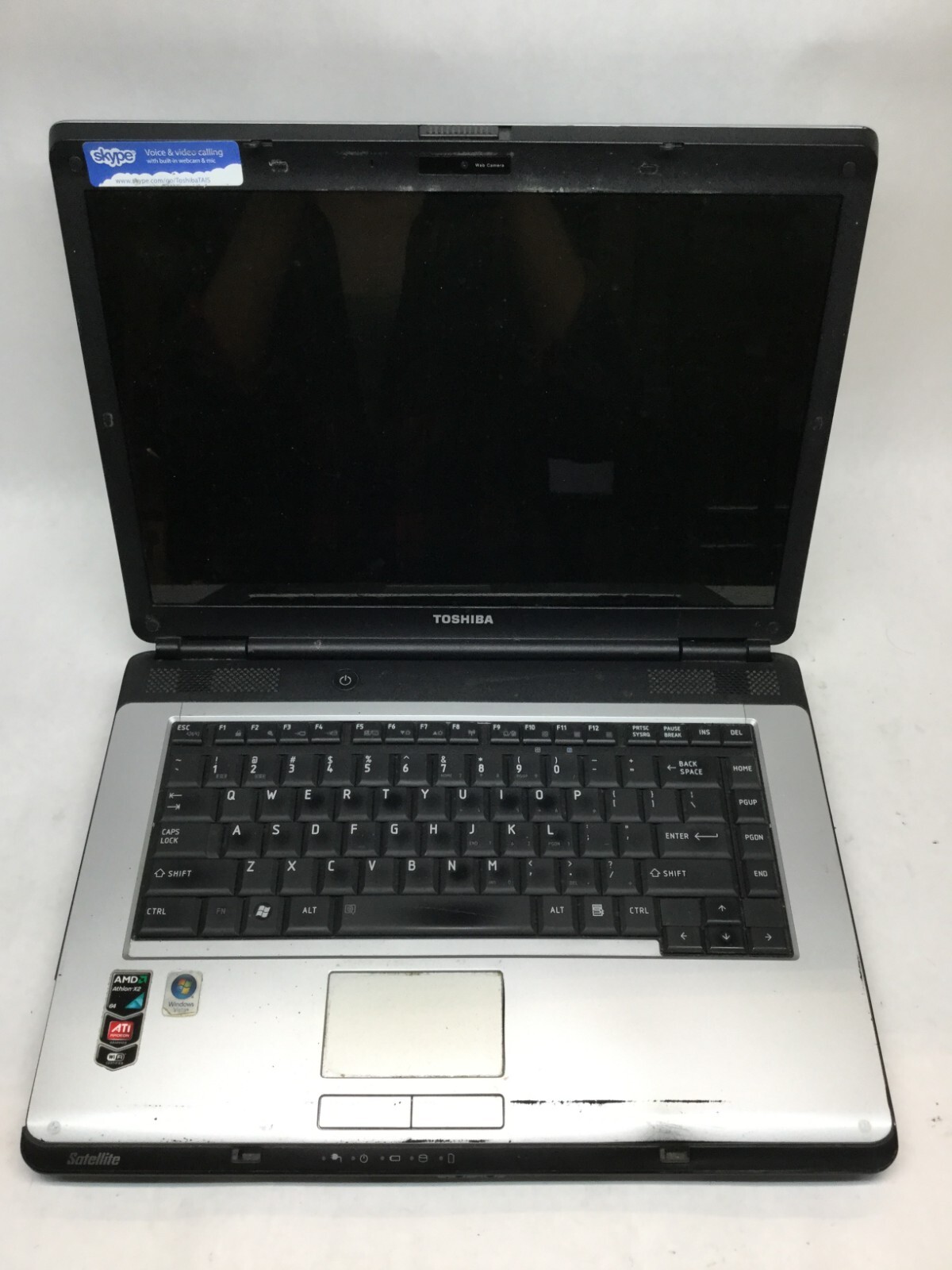 Toshiba Satellite L305D-S5923 15″ Laptop AMD Athlon 2X 64 -DOES NOT POWER-MZ