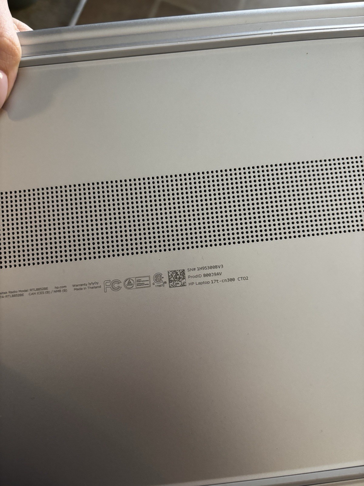 HP 17T-cn300 Laptop Intel Core i7 17″ Silver Notebook Webcam Wi-Fi Charger