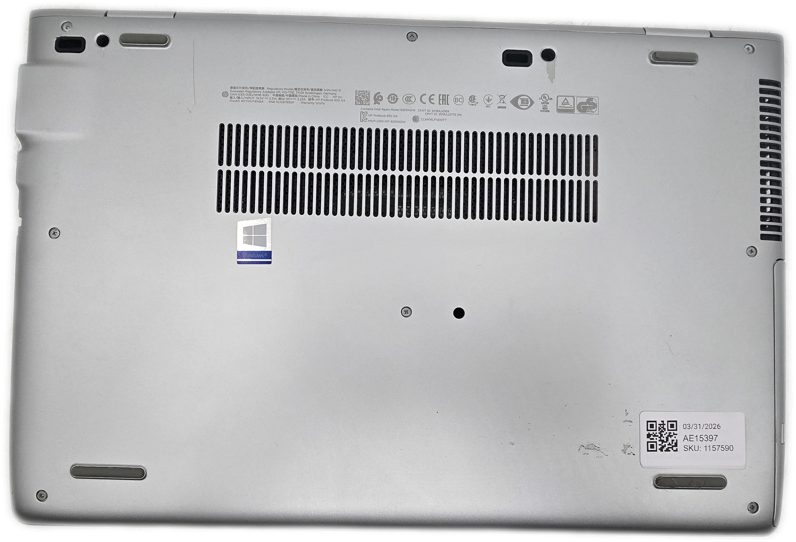 HP ProBook 650 G4 i5-8th Gen 16GB RAM 256GB SSD Windows 11 Home