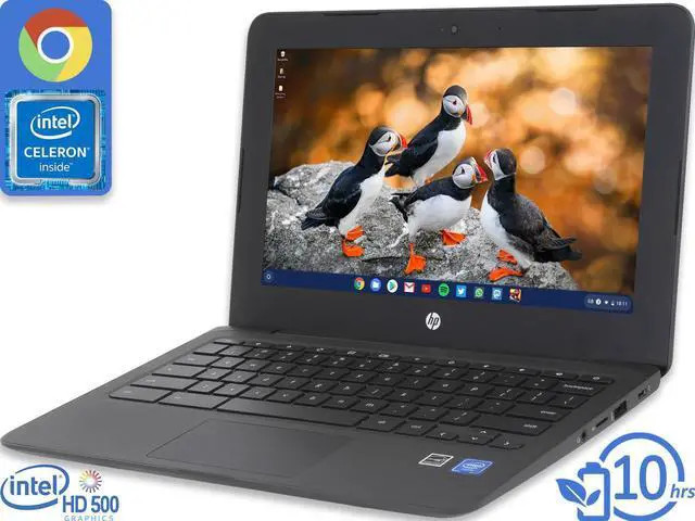 HP Chromebook 11a-nb0013dx 11.6 in Display Intel Celeron N3350 4GB LPDDR4-2400