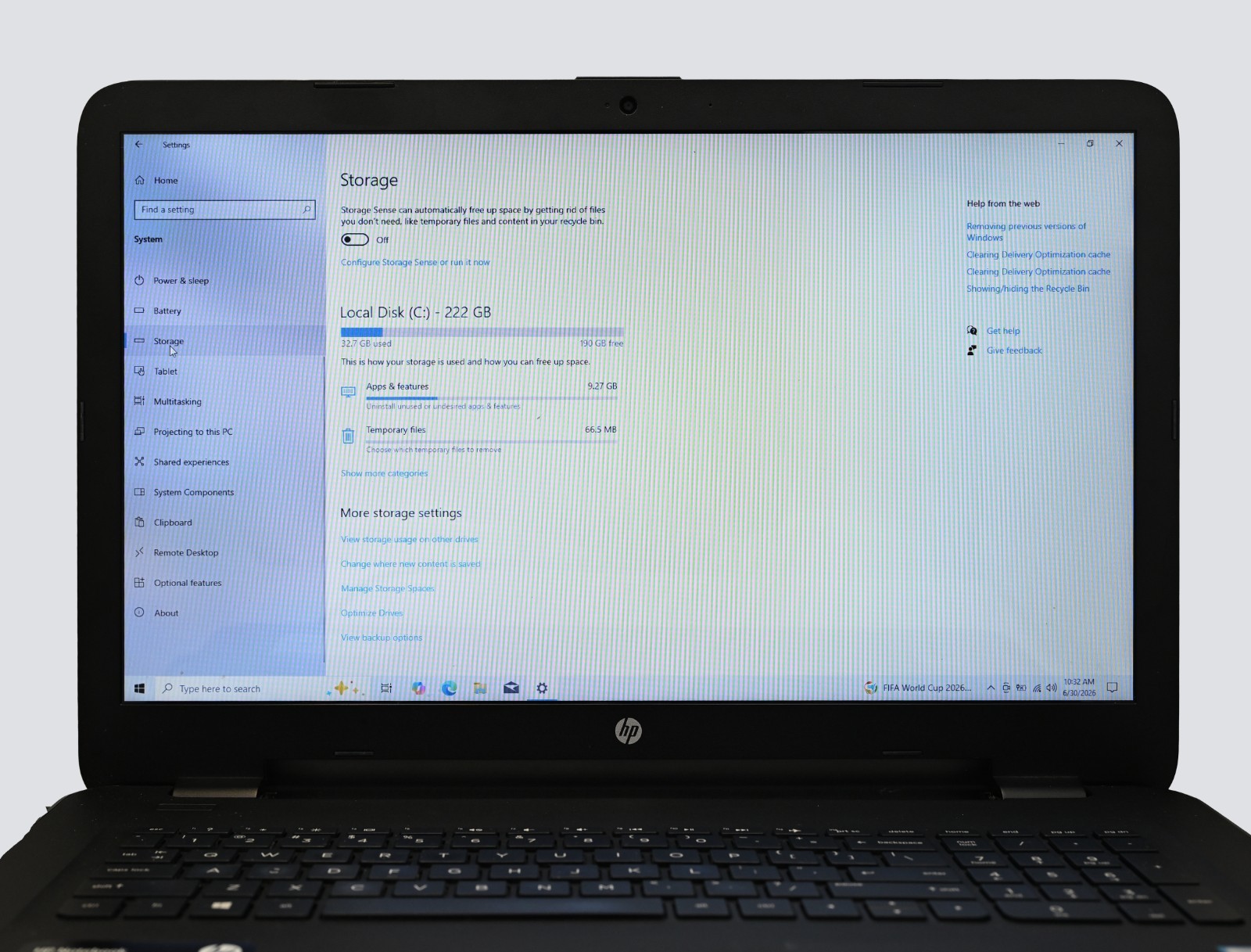HP Pavillion Notebook i5-7200u 2.5GHz 8GB RAM 240GB HD – NO BATTERY