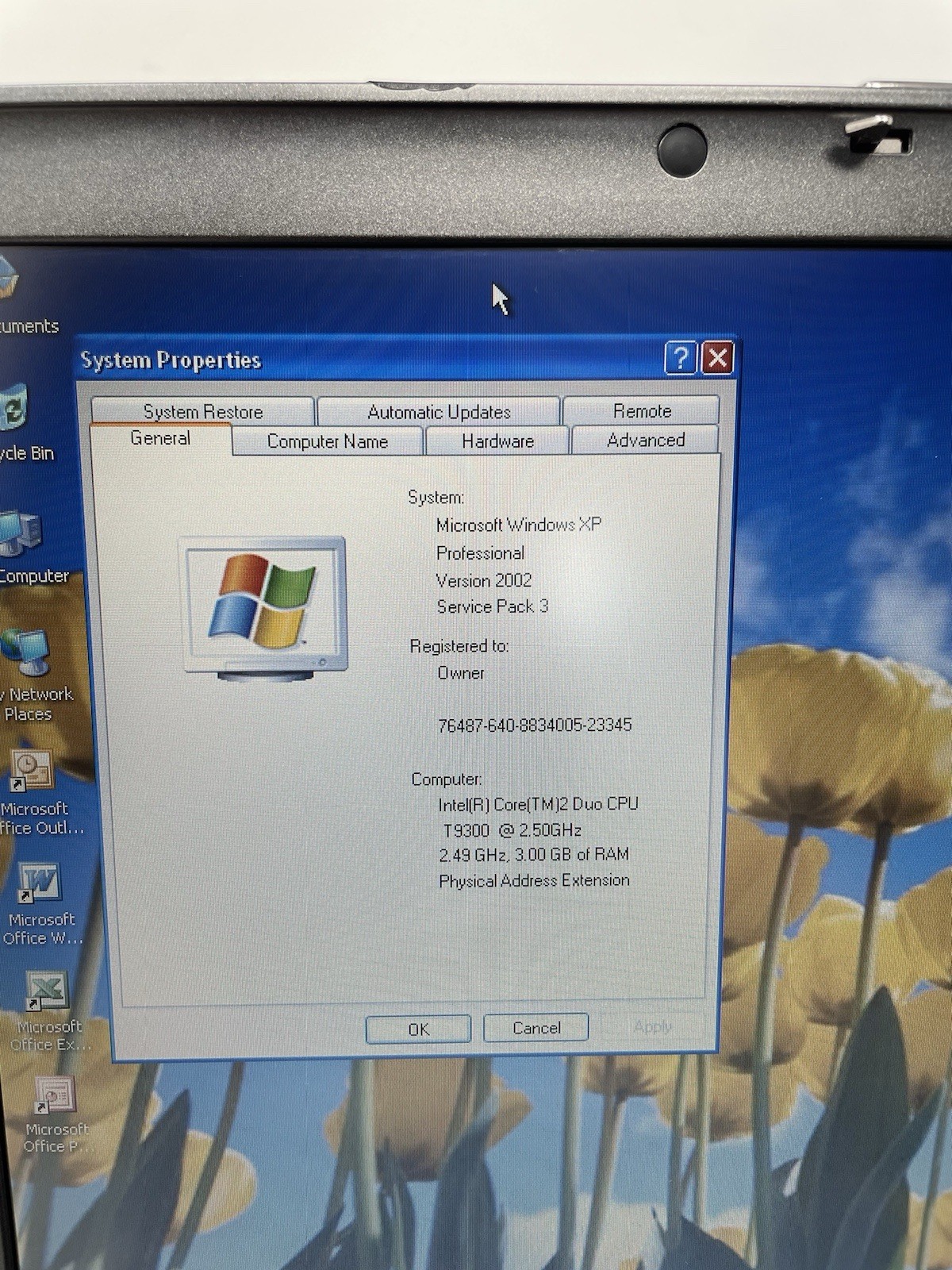 Bad Batt Dell Latitude D630 Laptop Core 2 2.50GHz 2GB RAM NVIDIA Quadro NVS 135M