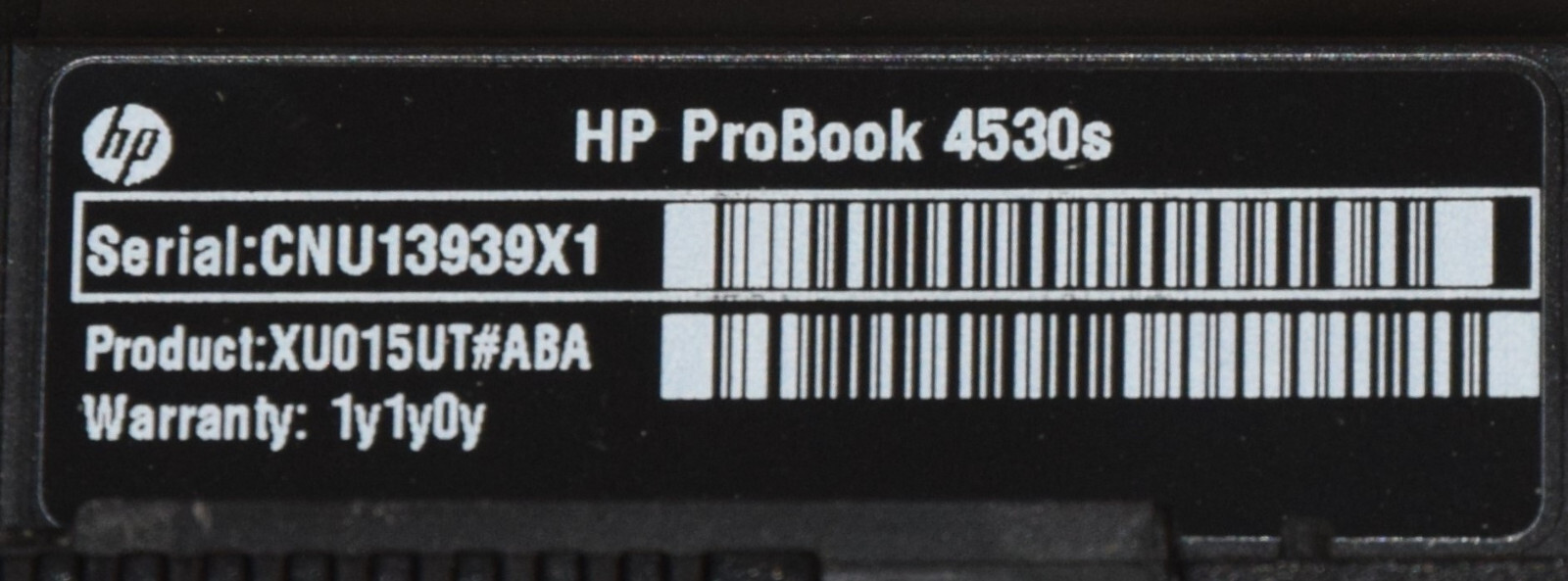 Dead Junk HP ProBook 4530s 15.6″ Laptop Incomplete AS IS Parts Repair