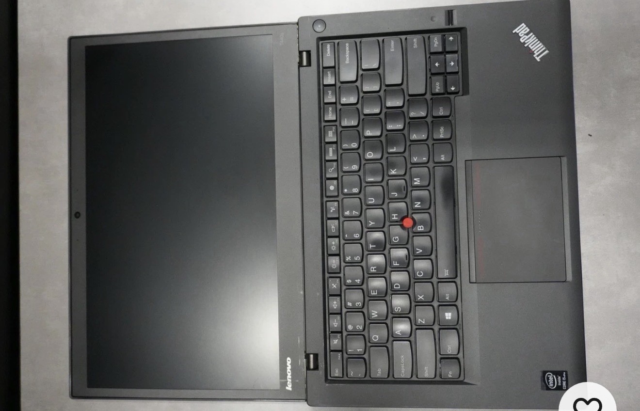 Lenovo ThinkPad T440s i5-4300U 8GB 160GB HDD Win10 Pro 14in HD+ 1600×900