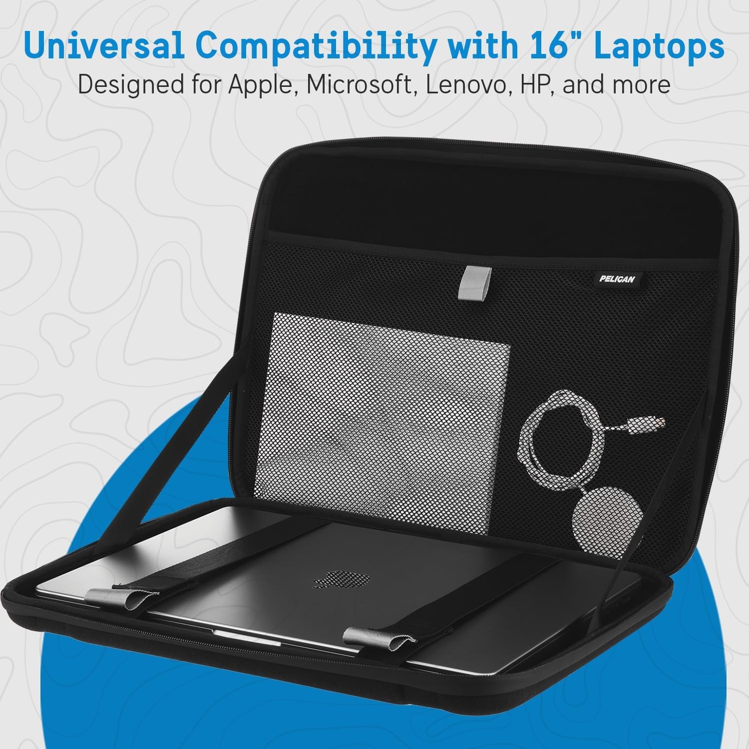 Pelican Adventurer Laptop Bag/Case 16.2 Inch – Waterproof, Heavy Duty Sleeve