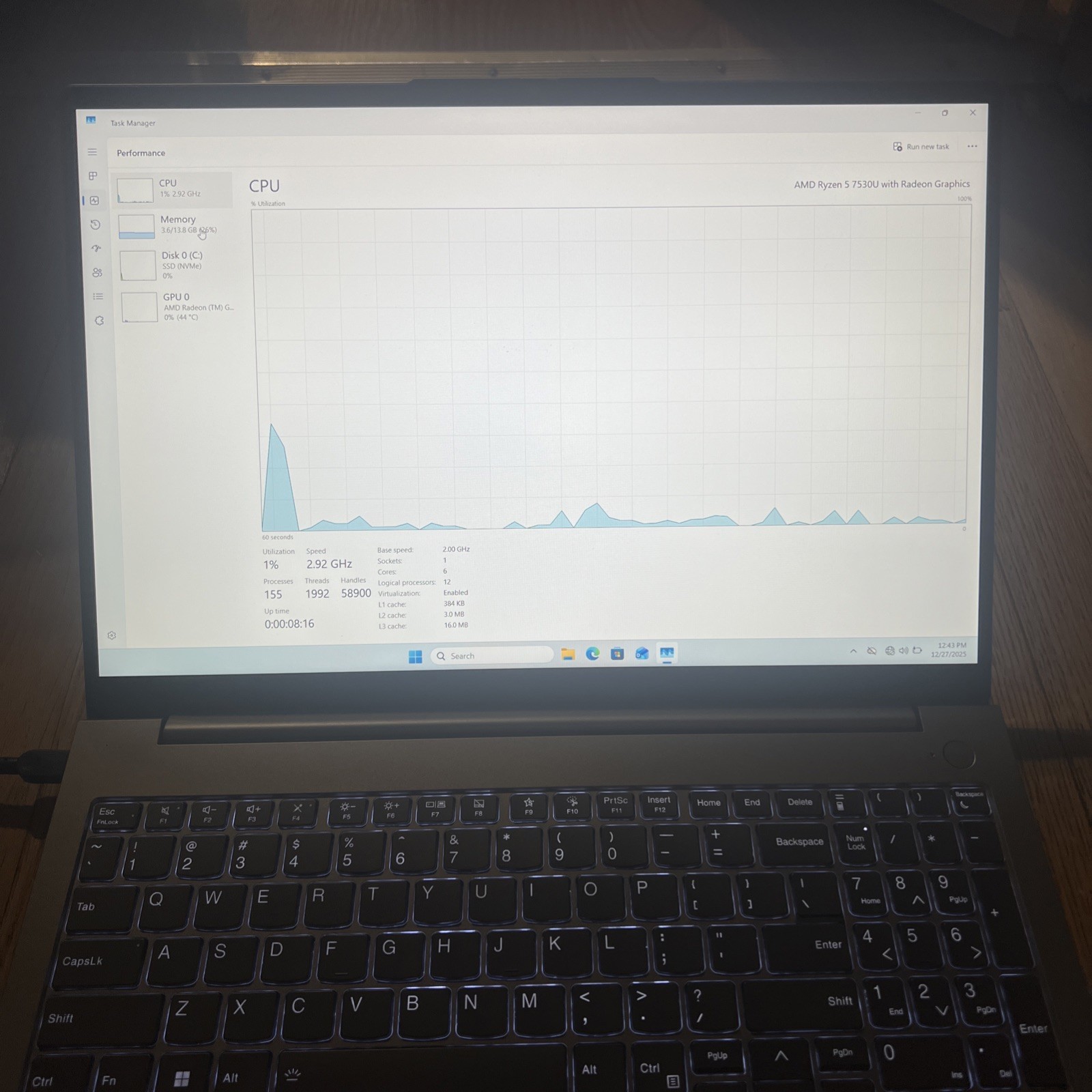Lenovo Thinkbook 16″ Laptop G6 ABP 21KK00A7SA-AMD Ryzen 7000 series/AMD Radeon