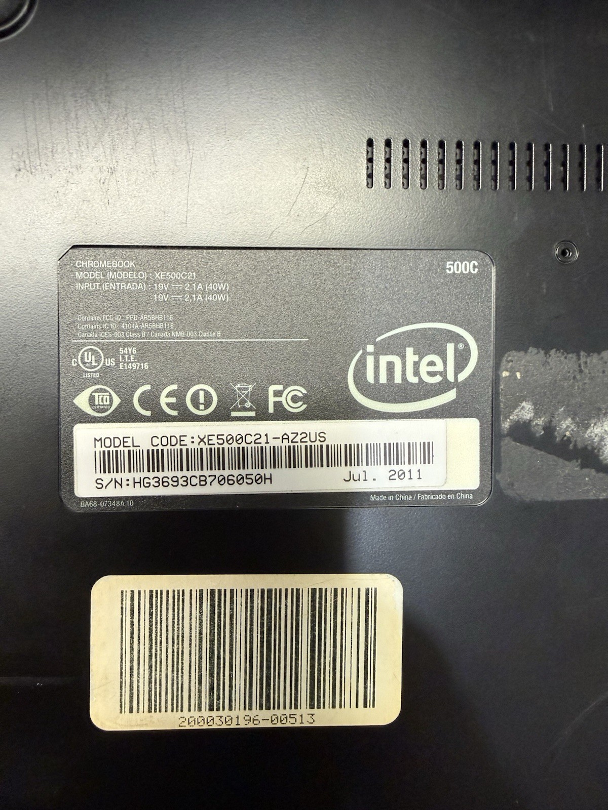 Samsung Chromebook Xe500c21 LOT OF 3
