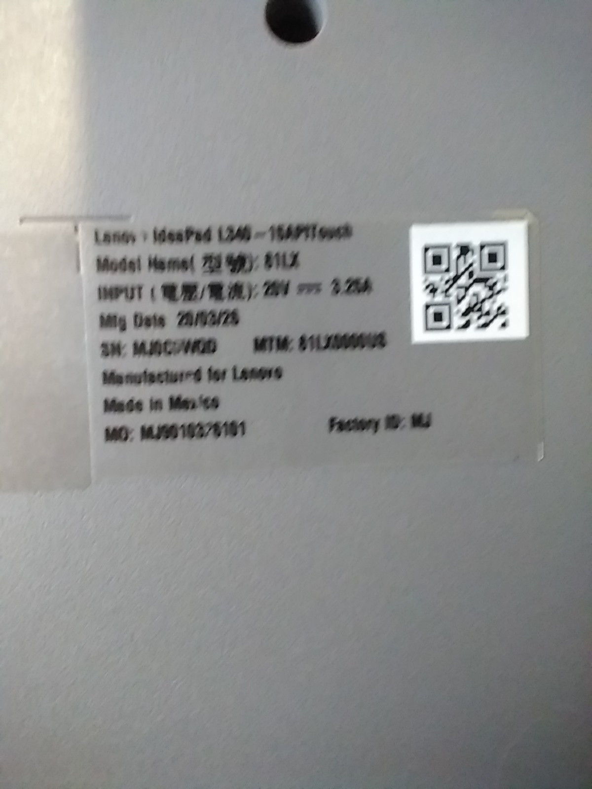 Lenovo Ideapad L340-15API TOUCHSCREEN